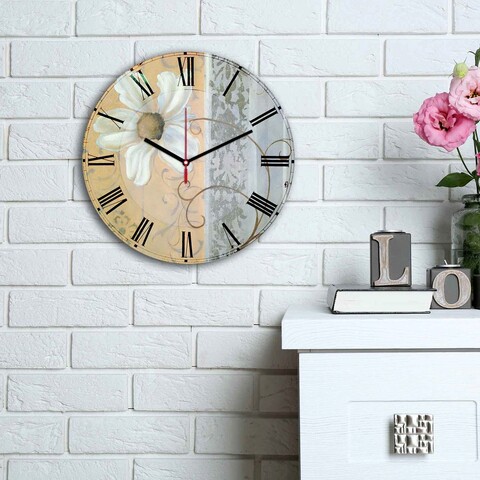 Ceas de perete, 3030ms-054, mdf, ø30 cm, multicolor