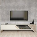 Comoda TV, Hommy Craft, Beril 2, 180x37x40 cm, PAL, Crem
