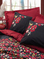 Lenjerie de pat pentru o persoana Single XXL (DE), Desire - Red, Cotton Box, Bumbac Ranforce