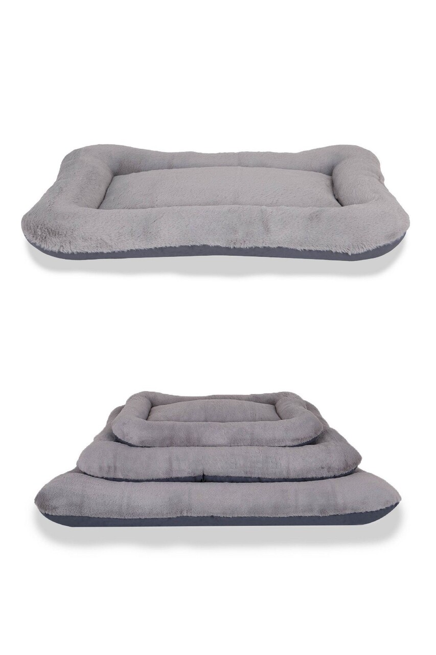 Pat pentru animale de companie, Paws &amp; Whiskers, Sally Dog 95 x 115, Material exterior: 100% poliester, Gri - view 3