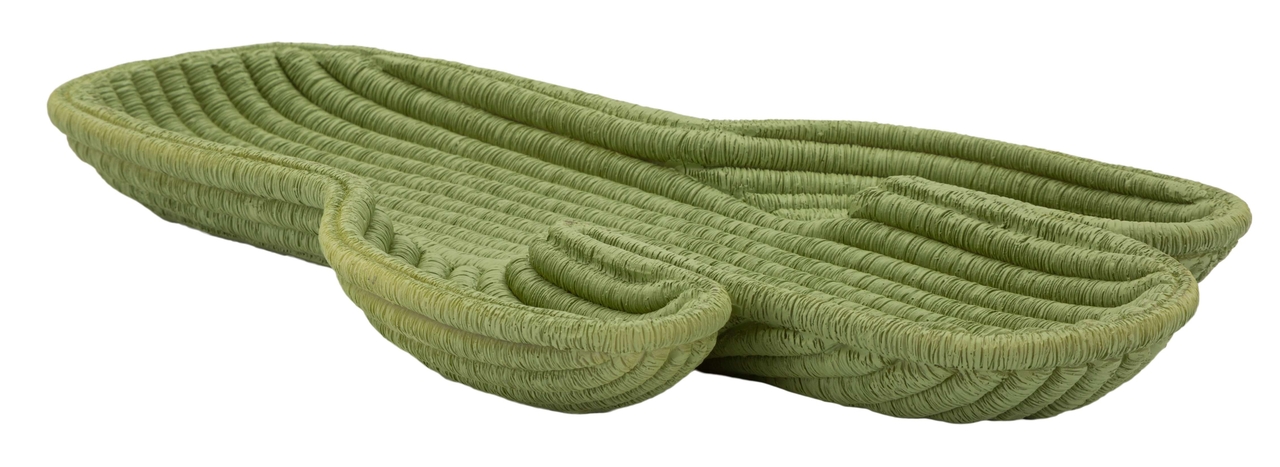 Vas decorativ Cactus, Mauro Ferretti, 34x3x20 cm, polirasina, verde