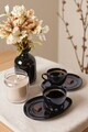 Set pentru ceai, Hermia, 275KRM2678, Dimensiune: 09 cm (2 bucăți), Negru