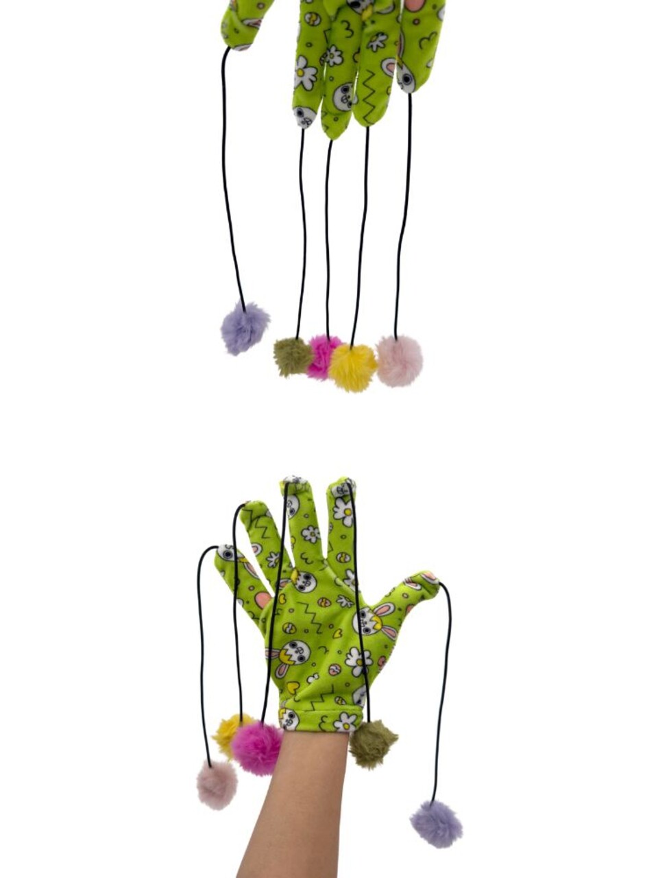Jucărie pentru pisici, Paws &amp; Whiskers, Miyav 1002, ȚESĂTURĂ 100% BUMBAC, Verde - view 2