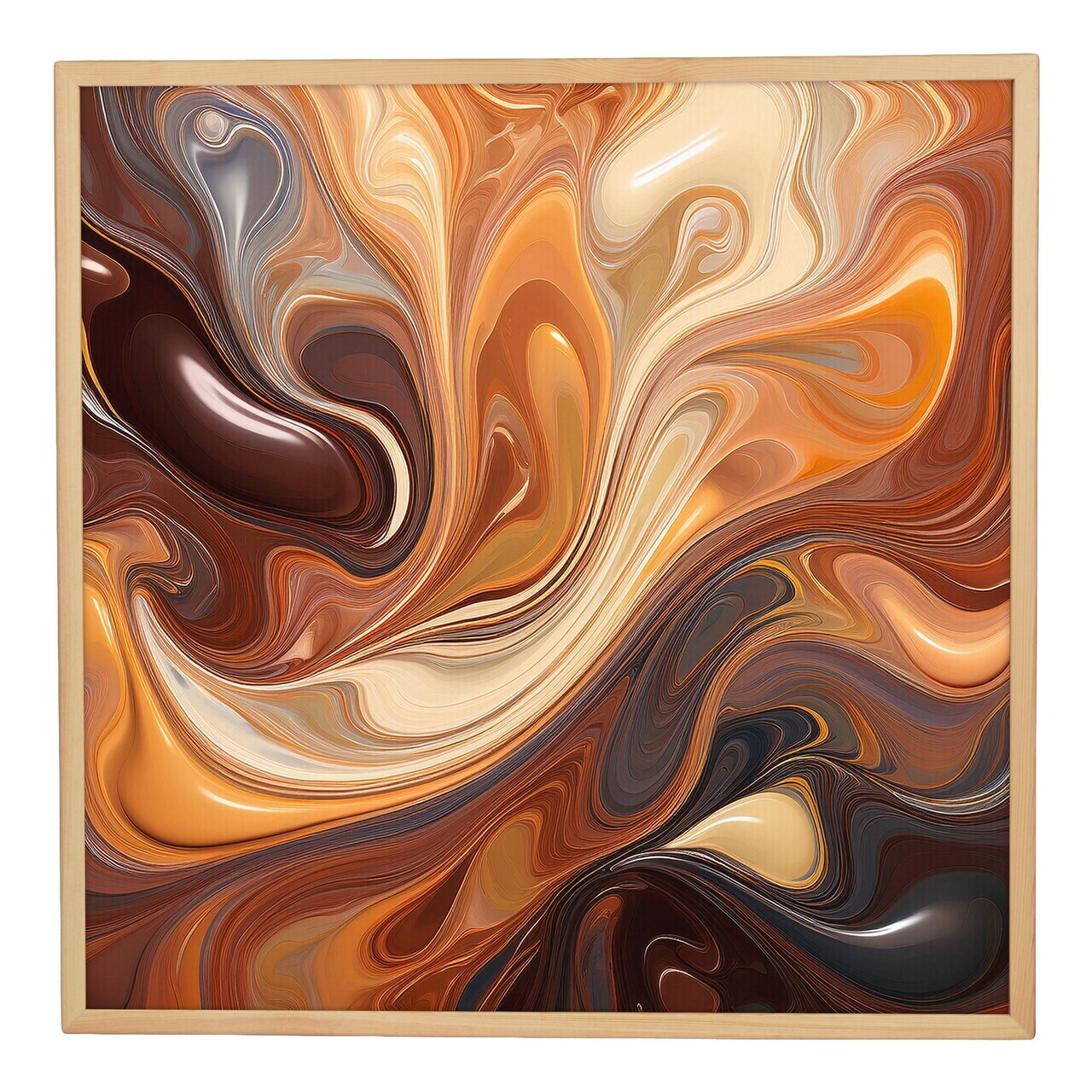Tablou decorativ, Cc-K-Ah-1018, Canvas, Cadru: 100% LEMN (Grosime: 18 mm), Multicolor - view 2