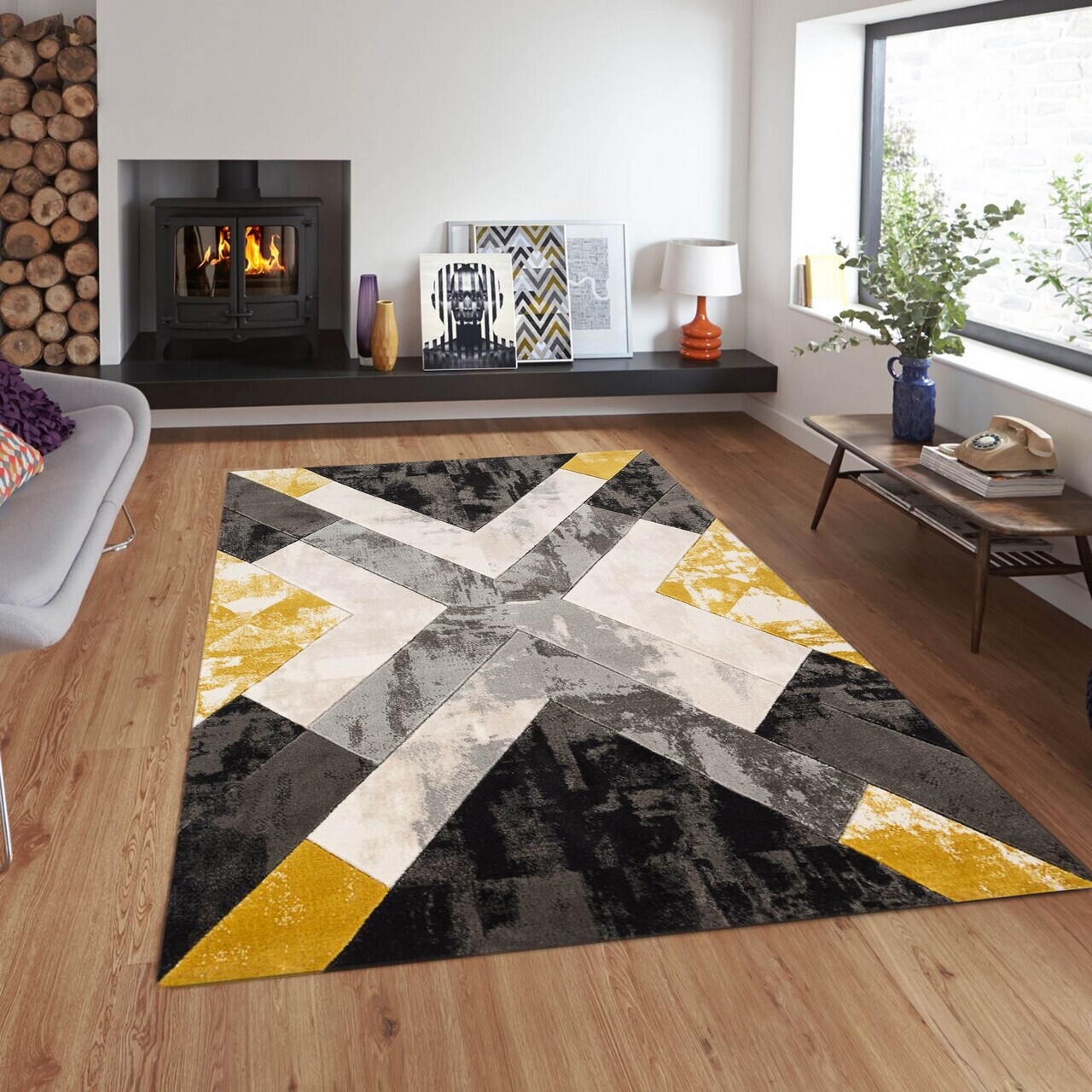 Covor, CG_211, 100x140 cm, Poliester, Multicolor — imaginea 2