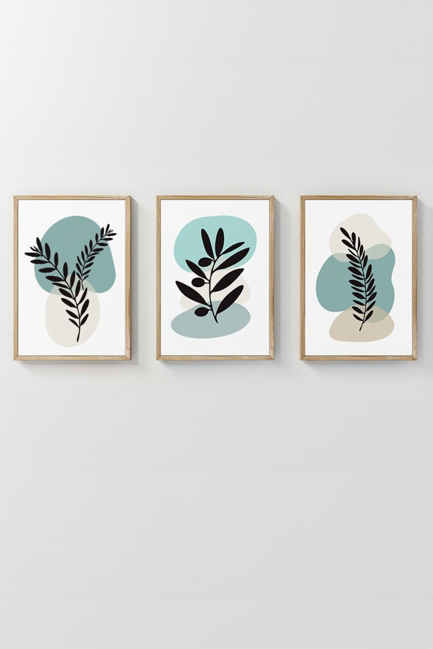Set 3 tablouri decorative, 3Dartsohoset96, MDF, Multicolor - view 2