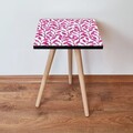 Masuta, Leona, Shp378, 35x42x35 cm, Fucsia/Alb