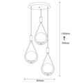 Candelabru, Nitid, Mudoni - MR - 938, E27, 100 W, metal