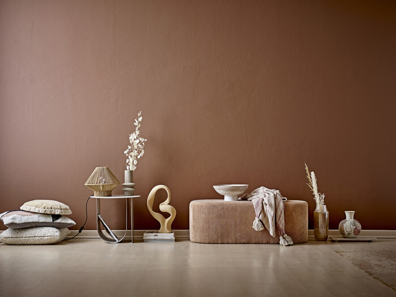 Masuta de cafea, Bloomingville, Cher, 43x38 cm, fier, natural - imagine 6