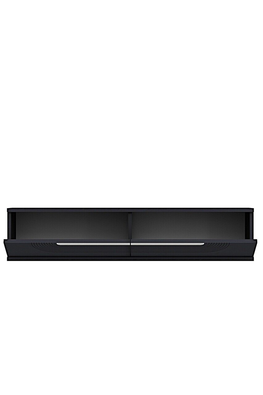 Dulap, Hanah Home, Meyra 120, 120x25.5x29.6 cm, Antracit / Argintiu — imaginea 5