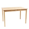 Set masa si 4 scaune Creaciones Meng, 110x73x73 cm / 38x45x85 cm, lemn de pin