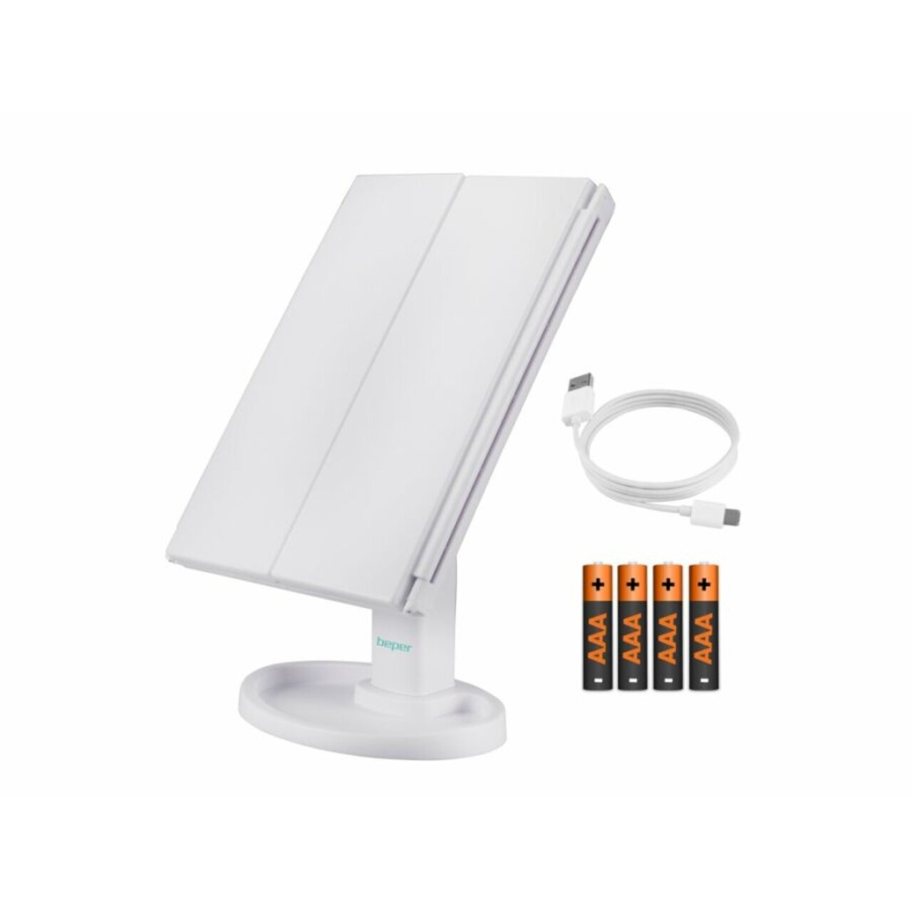 Oglinda pentru make-up cu lumina LED P302VIS050, Beper, 3 niveluri de marire - 1 | YEO