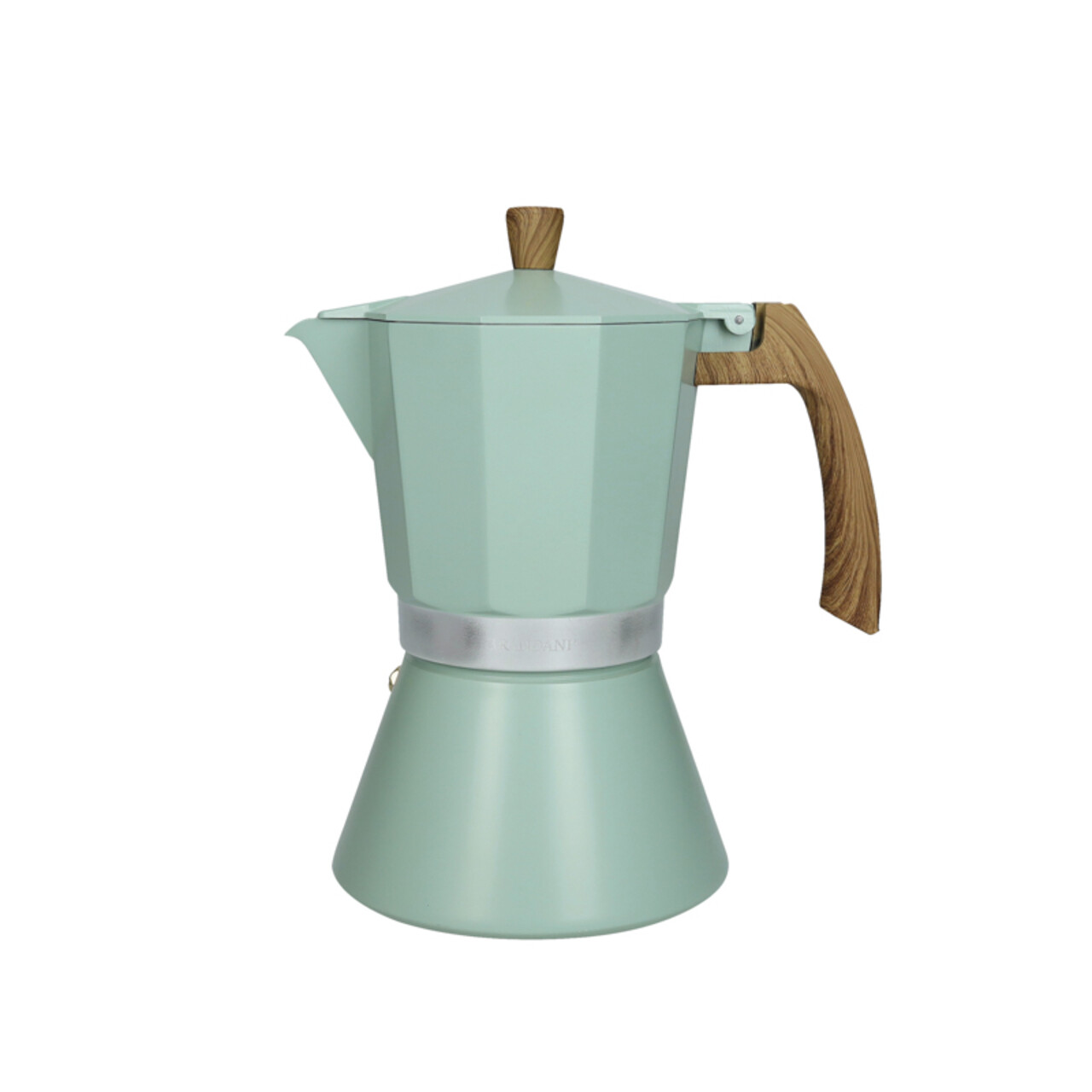 Cafetiera filtru 9 cesti, Tuttinsieme Tiffany, Brandani, 18x12.5x21 cm, aluminiu