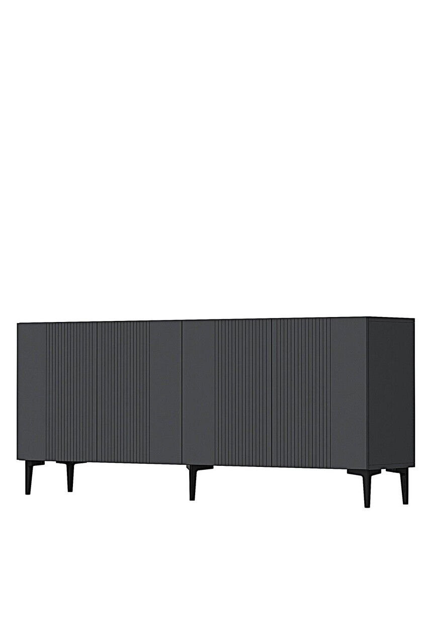 Consola, Hanah Home, Corsa 180, 180x75x32 cm, Antracit — imaginea 3