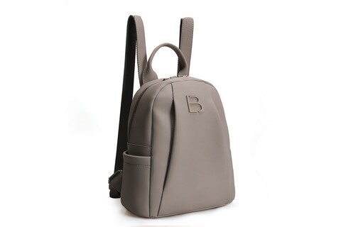 Rucsac, Lucky Bees, 365 Grey, piele ecologica, gri