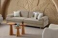 Canapea extensibila 3 locuri, Atelier del Sofa, 752EST1168, Cafea cu lapte