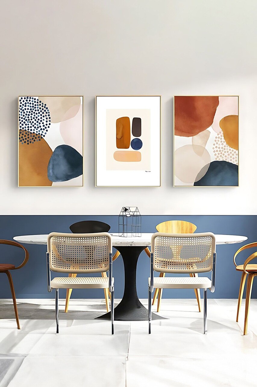 Set 3 tablouri decorative Artsycllct2 MDF Multicolor