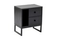 Noptiera, Nordure, Glimmer, PAL, Negru lemn / Negru
