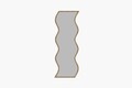 Oglinda decorativa, Siam, Safi, 40x120x2.2 cm, MDF , Alb / Natural