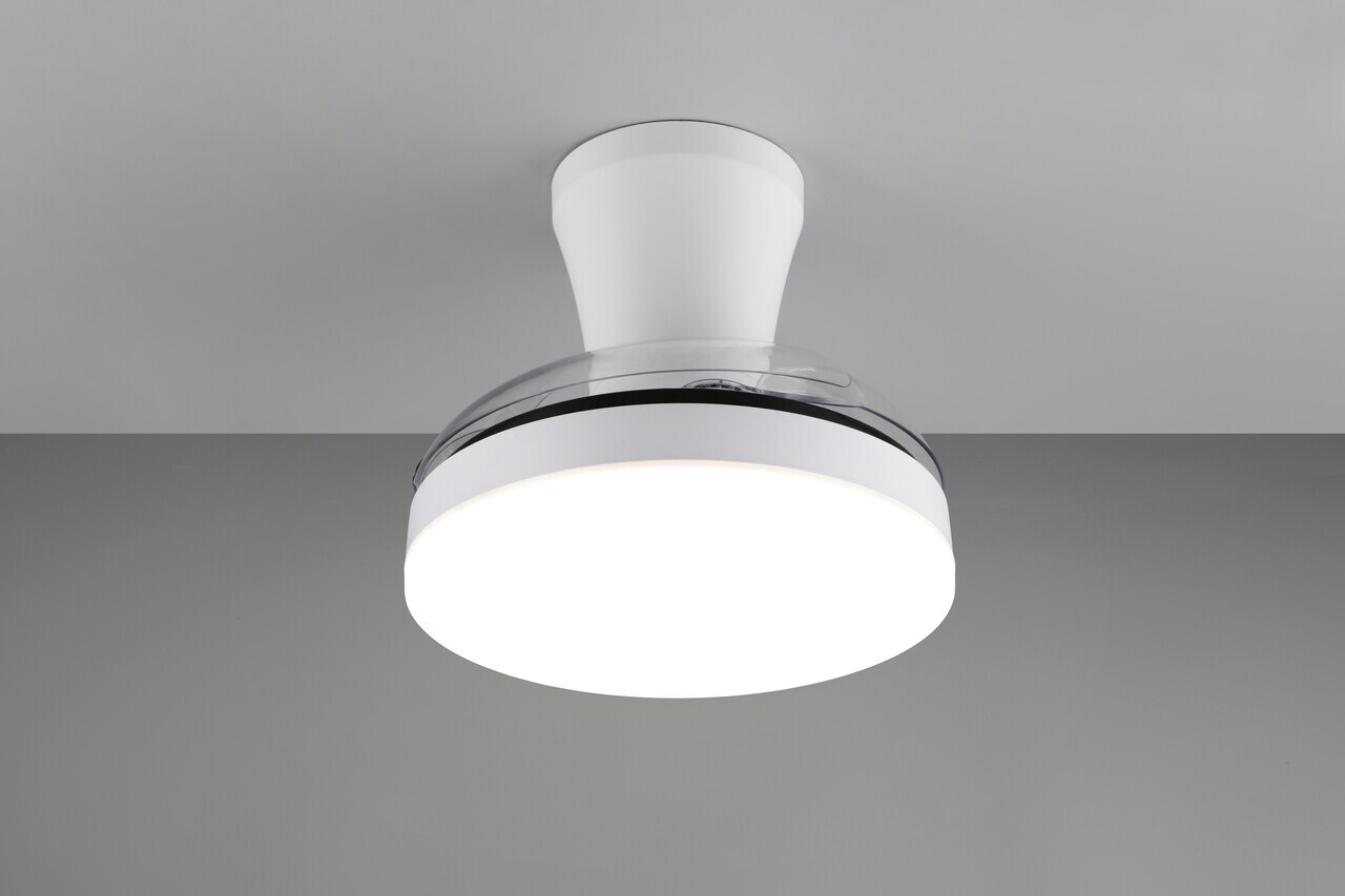 Plafoniera cu ventilator Tampere, RL, 30x22 cm, 24W, 1x SMD, metal/plastic, alb - view 4