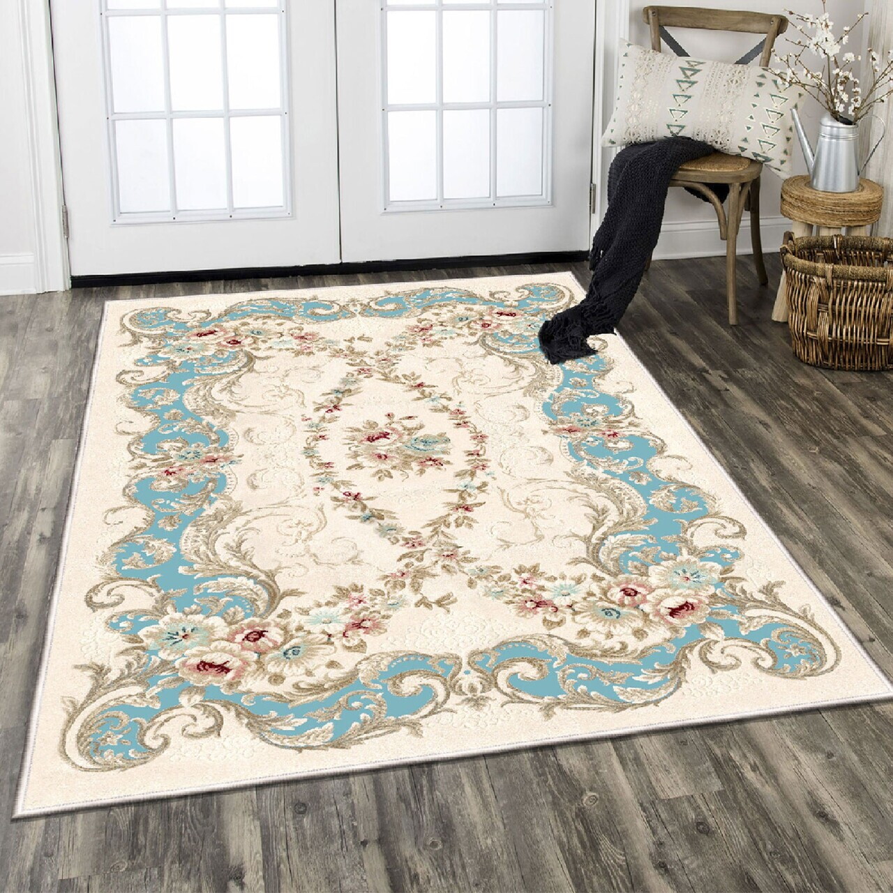 Covor Els1837 180x280 cm Catifea Multicolor