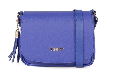 Geanta Beverly Hills Polo Club, 1107, piele ecologica, albastru