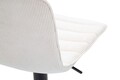 Set 2 scaune de bar Lift High White, Mauro Ferretti, 43x49.5x85.5 cm, inaltime ajustabila, fier/poliester, negru/alb