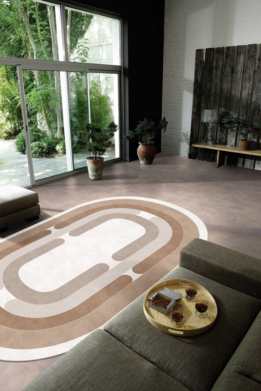 Covor (160 x 230), Sftkece046-Oval, 160x230 cm, Bej - view 2