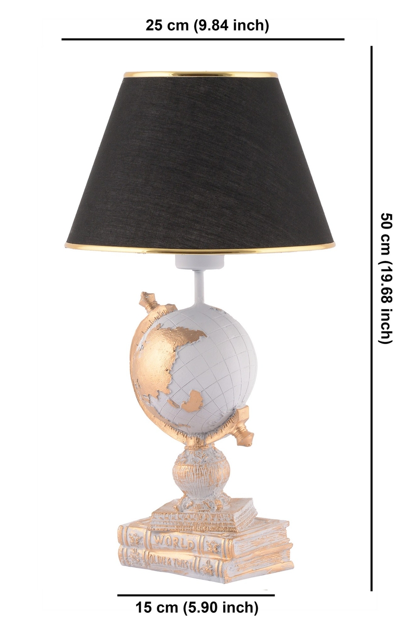 Lampa de masa, Opviq, 390FLH2248, Alb / Negru / Auriu - view 6