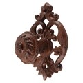 Buton usa, Esschert, B, 11.2 x 7.7 x 5.6 cm, fier forjat