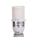 Lampa de masa Style, Creaciones Meng, 33 cm, 1 x E14, 40W, metal, gri deschis/alb