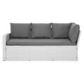 Set coltar 3 piese, Kiara, pentru exterior, 239 x 170 x 73 cm, gri