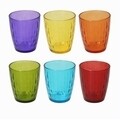 Set 6 pahare Gemma, Tognana, 320 ml, sticla, multicolor