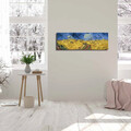 Tablou decorativ, FAMOUSART-05, Canvas, 30 x 90 cm, Multicolor