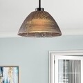 Lustra Bornova N-161, Noor, 30 x 32 cm, 1 x E27, 100W, negru