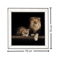 Tablou decorativ T724, Neostill, sticla temperata, 70x70 cm