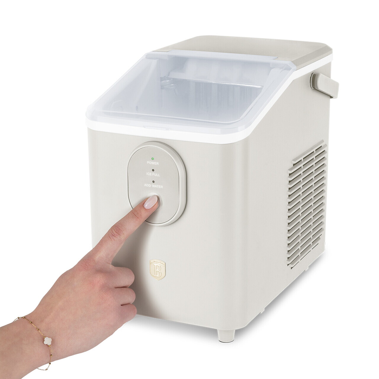 Masina pentru cuburi de gheata Berlinger Haus, Sahara, 800 ml, 120W, plastic, crem - view 10