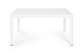 Masa extensibila pentru gradina/terasa Kiplin, Bizzotto, 149 x 97/149 x 77.5 cm, aluminiu, alb