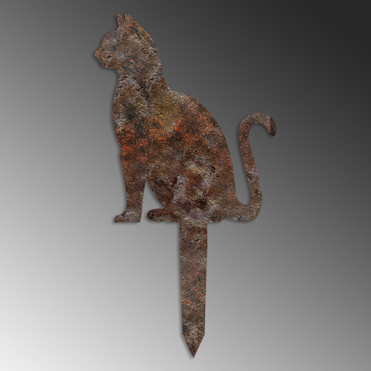 Obiect decorativ de grădină, Cat -A 02, 38x20 cm, Multicolor - view 5