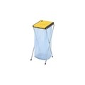 Suport sac menajer, Nature 1, Gimi, 110 L, plastic/otel inoxidabil, galben