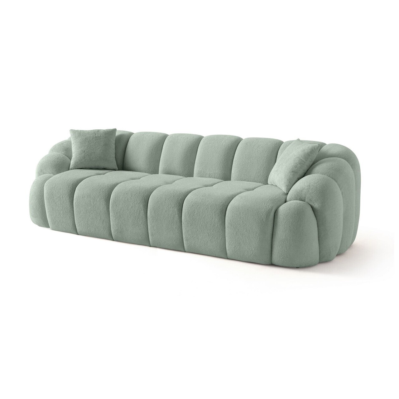 Canapea cu 4 locuri, Atelier del Sofa, 752EST2304, Lemn de carpen/PAL melaminat, Turcoaz - view 3