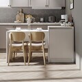Masa de bucatarie, Hanah Home, 2784, 160x85x60 cm, PAL MELAMINAT, Alb