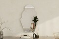 Oglinda decorativa, Siam, Perilla, 50x70x2.2 cm, Negru
