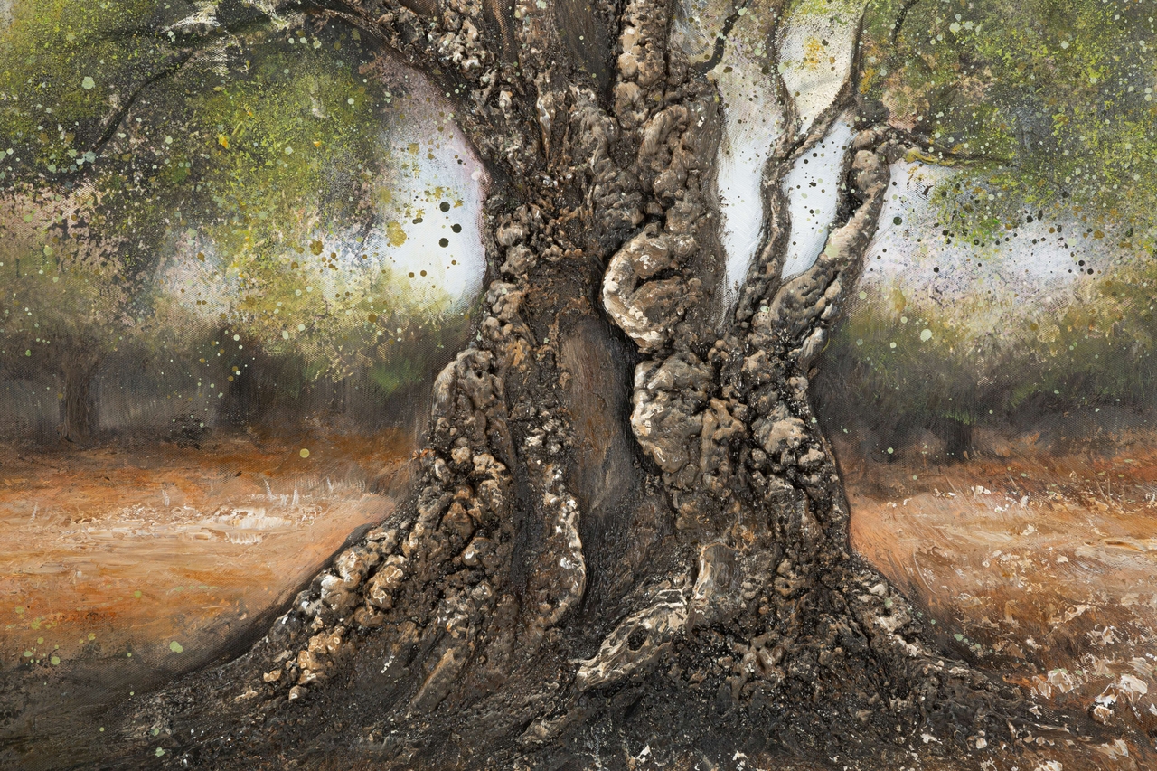 Tablou decorativ Olive Oil Painting -C, Mauro Ferretti, 120x80 cm, canvas/lemn de pin, multicolor