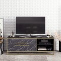 Comoda TV, Zena Home, Polka, PAL, Aur/Negru
