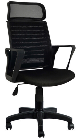 Scaun de birou, Seatix, Bürocci Likya, 56x110x48 cm, Poliuretan, Negru mezoni.ro