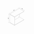 Dulap multifunctional, Teresa, Oak Organizer, 100% PIN, Stejar