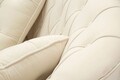 Canapea 2 locuri cu perne decorative Budapest, Mauro Ferretti, 130x83x91 cm, fier/poliester, crem