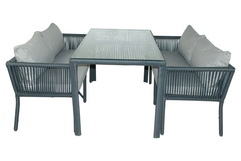 Set mobilier de gradina, jumilla, vera 4, gri