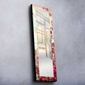 Oglinda decorativa, 40120MA-100, LEMN DE PIN, Cadru din lemn de pin (grosime: 27 mm), Multicolor